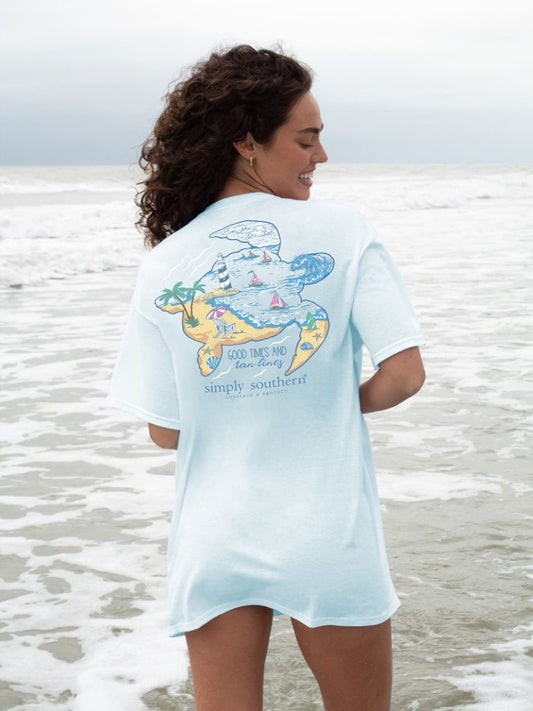 Women's Good Times (Turtle Tracking) Short Sleeve T-Shirt