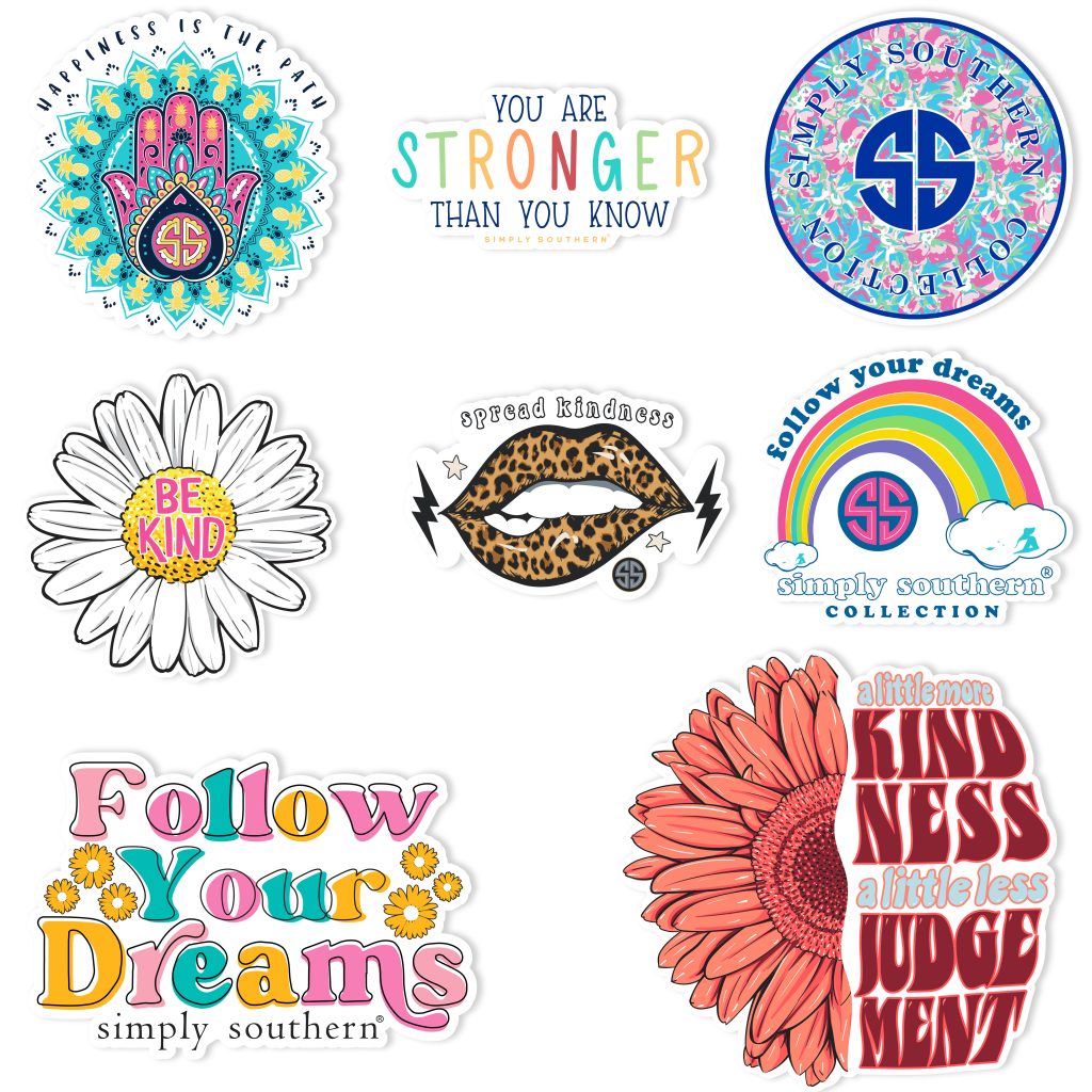 Stickers - Pack of 8